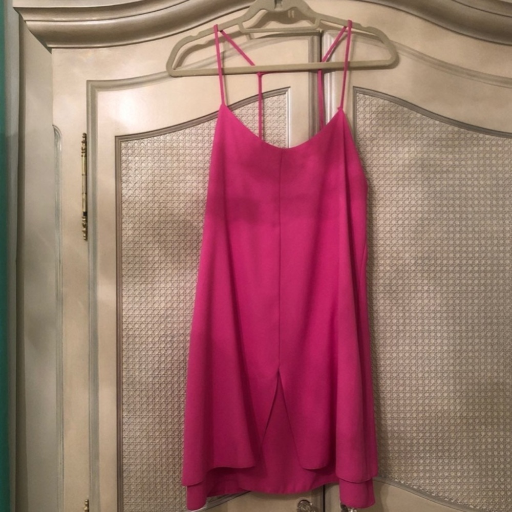 Hot pink dress